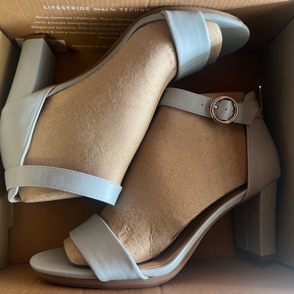 Ankle Strap Block Heel Sandal
